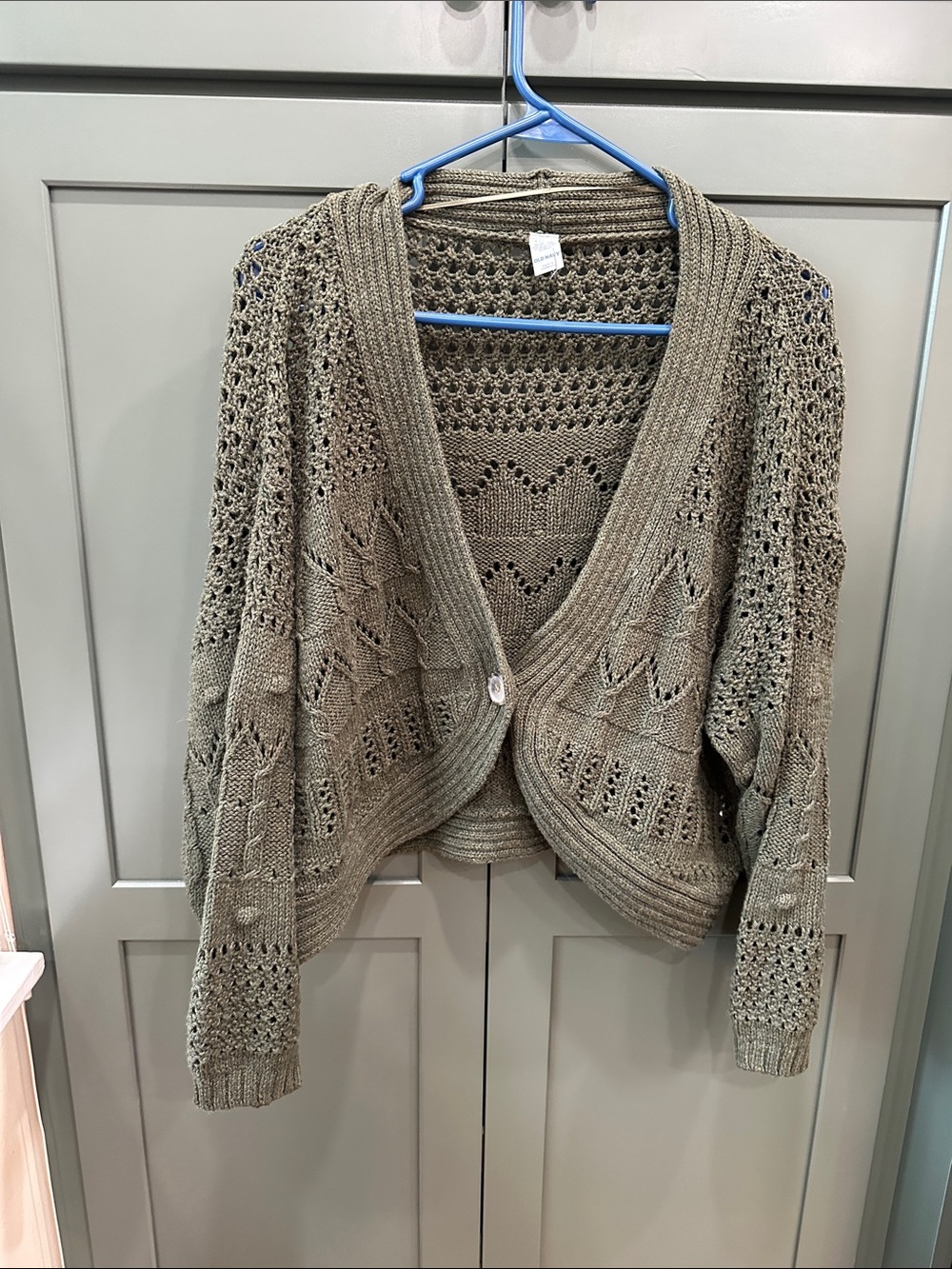 Old Navy Green Cardigan